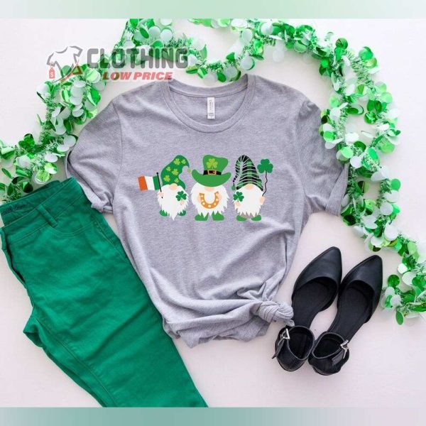 Gnomes St Patrick’S Day T-Shirt, Saint Patrick’S Day Tee, Gnomes Lucky Shirt, St Patrick’s Day Shirt, Lucky Charm Gift