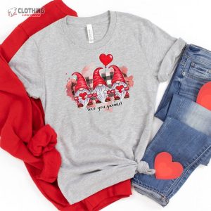 Gnomes Valentine’S Day, Gnomes Valentines, Valentines Day Shirt