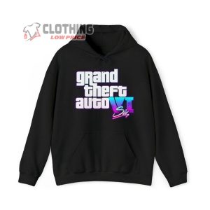 Grand Theft Auto 6 Hoodie, GTA 6 Official Game Release, GTA 6 Shirt, Grand Theft Auto Tee, Gift For Gamer