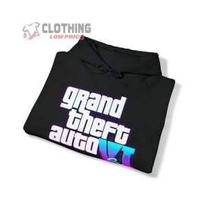 Grand Theft Auto 6 Hoodie GTA 6 Official Game Release GTA 6 Shirt G3