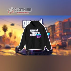 Grand Theft Auto 6 Hoodie GTA 6 Official Game Release GTA 6 Shirt G4