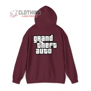 Grand Theft Auto Fan Shirt GTA 6 Official Game Release GTA 6 Hoodi2