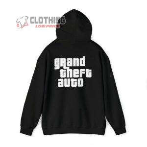 Grand Theft Auto Fan Shirt GTA 6 Official Game Release GTA 6 Hoodi3