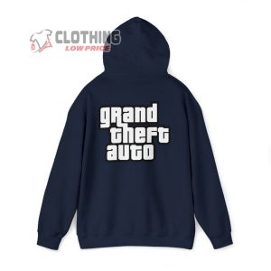 Grand Theft Auto Fan Shirt GTA 6 Official Game Release GTA 6 Hoodi4