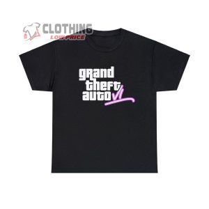 Grand Theft Auto VI Game Shirt GTA 6 Official Game Release 1
