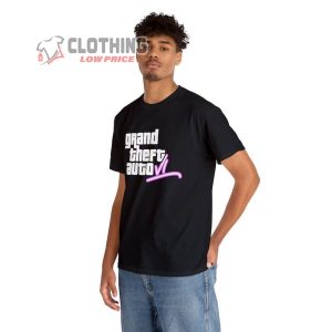 Grand Theft Auto VI Game Shirt GTA 6 Official Game Release 2