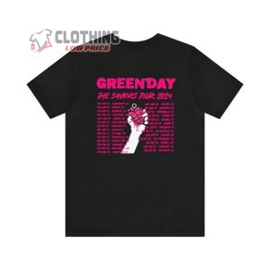 Green Day 2024 Unisex Merch The Saviors Tour 2024 Shirt Green Day Tour Dates Tickets 2024 T Shirt 3