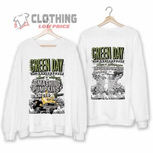 Green Day Band Green Day The Saviors 2024 Tour T Shirt Green Day Concert Shirt Greenday Saviors Tour Merch 1
