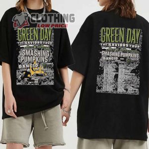 Green Day Band Green Day The Saviors 2024 Tour T Shirt Green Day Concert Shirt Greenday Saviors Tour Merch 2