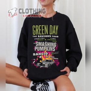 Green Day The Saviors 2024 Tour T- Shirt, Green Day Band Tee, Green Day Concert Shirt, Green Day Saviors Tour Setlist Merch