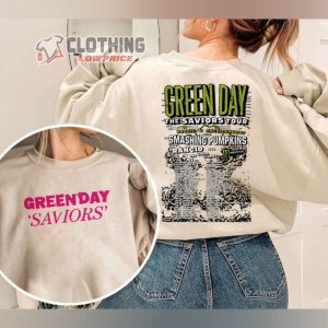 Green Day The Saviors Tour Merch The Saviors Tour 2024 Shirt Green Day Rock Band Tour 2024 Sweatshirt