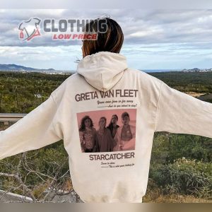 Greta Van Fleet Hoodie, Greta Van Fleet Sweatshirt, Greta Van Fleet Album T- Shirt, Greta Van Fleet Tickets Merch