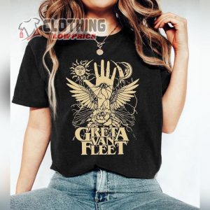 Greta Van Shirt, Greta Van 2023 Tour Shirt, Band Music Shirt, Concert Shirt Album Tour Shirt, Greta Van Fleet Merch