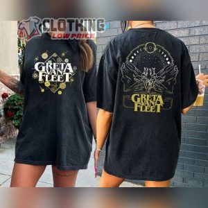 Greta Van World Tour Shirt Greta Van Music Dream In Gold Tour 2023 Shirt Album 2023 Tour Shirt Greta Van Fleet Merch 2
