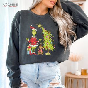 Grinch Christmas Tree Sweatshirt, Grinch Christmas Shirt, Grinchmas Shirt