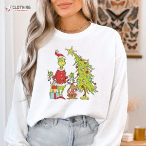 Grinch Christmas Tree Sweatshirt Grinch Christmas Shirt Grinchmas Shirt 2