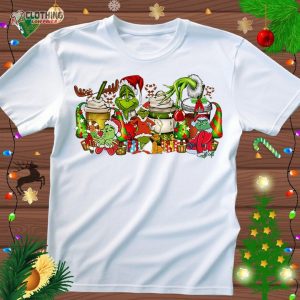 Grinch Christmas Tshirt Grinch Inspired Elf Party Shirt Grinch Baubles Gift For Mum 1