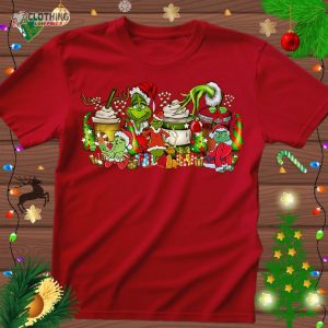 Grinch Christmas Tshirt Grinch Inspired Elf Party Shirt Grinch Baubles Gift For Mum 2