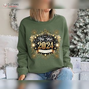 Happy New Year 2024 Sweatshirts, 2024 Vacation Shirt
