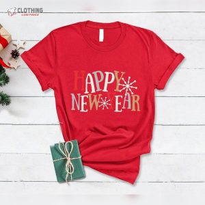 Happy New Year Shirt,Christmas T-Shirt,Happy New Year 2024 Gift, Family Matching New Years Shirts