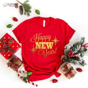 Happy New Year ShirtNew Year 2022 ShirtsNew Year GiftChristmas Shirt Christmas Family Vacation Tees 1