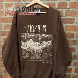 Hozeir T Shirt Country Music In A Week Hozeir Album T Shirt Hozier Funny Shirt Hozier 2024 Tour Merch 2