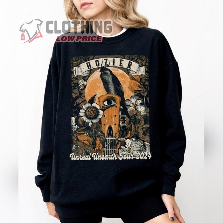 Hozier Unreal Unearth Tour 2024 Shirt, 2024 Hozier Sweatshirt, Hozier