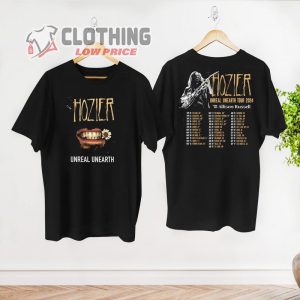 Hozier Unreal Unearth World Tour 2024 Shirt, Hozier Tour Merch, Hozier Unreal Unearth Album, Hozier Fan Gift Shirt