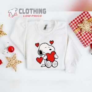 Hugging Snoopy Valentine Shirt, Cute Valentine Shirt, Snoopy Valentine’S Day Love Hearts Shirt , Snoopy Shirt