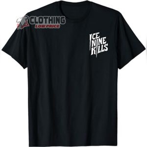 Ice Nine Kills Logo Graphic Tee Shirt, The Nature of the Beast Ice Nine Kills Song T-Shirt, Ice Nine Kills Every Trick in the Book Album Merch