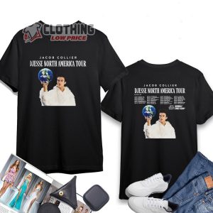 Jacob Collier Djesse North America Tour Dates 2024 Unisex T Shirt Jacob Collier Concert 2024 Shirt Djesse World Tour Shirt Jacob Collier Fan Merch