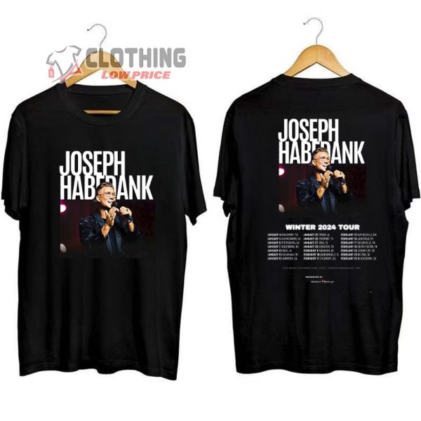 Joseph Habedank 2024 Winter Tour Merch, Joseph Habedank Song Shirt, Joseph Habedank Tour Dates 2024 T-Shirt