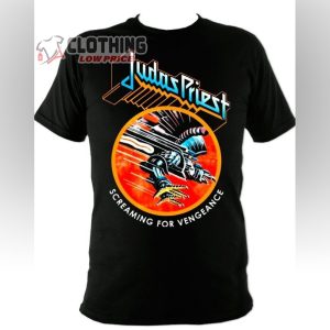 Judas Priest Screaming For Vengeance Tee, Judas Priest Shirt, Judas Priest Tour T-Shirt