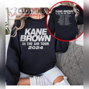 Kane Brown In The Air Tour 2024 Shirt Kane Brown Fan Shirt Kane Brown 2024 Concert Shirt Kane Brown Tour Merch 1