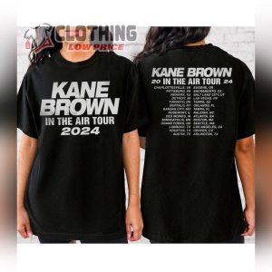Kane Brown In The Air Tour 2024 Shirt, Kane Brown Fan Shirt, Kane Brown 2024 Concert Shirt, Kane Brown Tour Merch