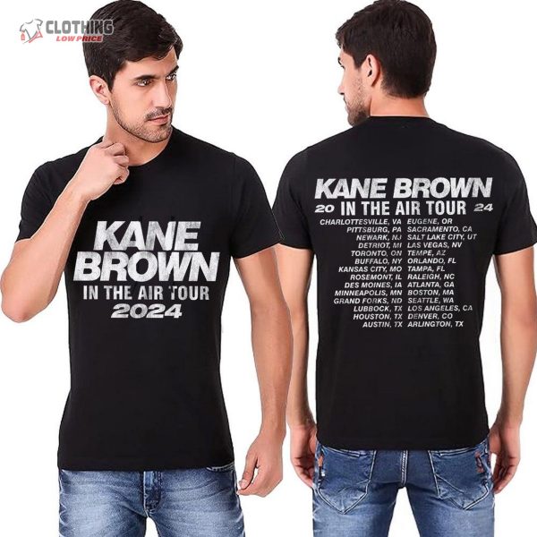 Kane Brown In The Air Tour 2024 Shirt, Kane Brown Fan Sweatshirt, Kane Brown 2024 Concert Shirt