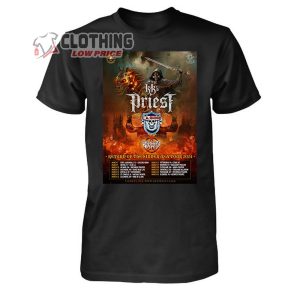 Kk’s Priest First Leg Of 2024 USA Tour Merch, Kk’s Priest Tour 2024 Tickets Shit, KK’s Priest And LA Guns Tour 2024 T-Shirt