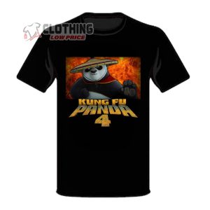 Kung Fu Panda 4 Drangon Warrior Fire Shirt, Kung Fu Panda 4 Gifts T-Shirt, Hoodie And Sweater