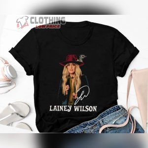 Lainey Wilson Graphic Fan Gift Unisex T Shirt Lainey Wilson Signature Shirt Lainey Wilson Countrys Cool Again Tour 2024 Shirt Lainey Wilson 2 24 Tour Merch