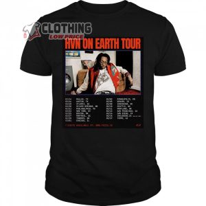 Lil Tecca HVM On Earth Tour 2024 Merch Lil Tecca Tour Dates 2024 T Shirt