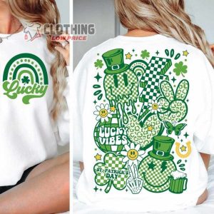 Lovely Lucky St Patrick’S Day Shirt, Retro Irish Shirt, Retro St. Patrick’S Day Tee, St Patricks Day Trending Design, Lucky Charm Gift
