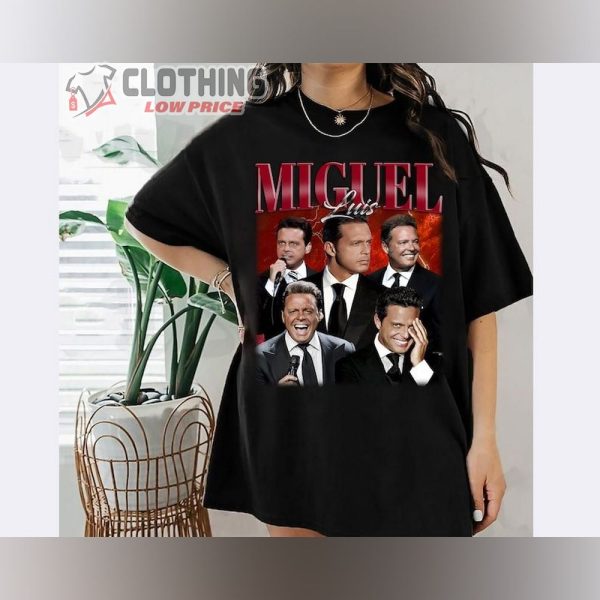 Luis Miguel Homage Shirt, Luis Miguel Shirt, Luis Miguel Tee, Luis Miguel Tour T-Shirt