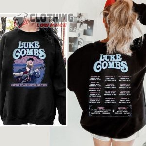 Luke Combs 2024 Tour Growing Up And Getting Old T- Shirt, Luke Combs Merch, Luke Combs Concert 2024 Sweatshirt