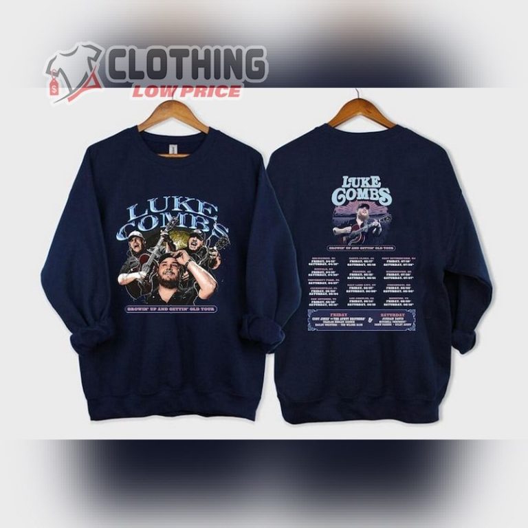 Luke Combs Growing Up And Getting Old 2024 Tour T Shirt, Luke Combs