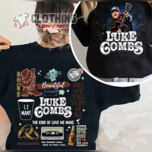 Luke Combs World Tour Shirt Country Music Shirt Luke Combs World Tour 2024 Hoodie Luke Combs Concert 2024 Sweatshirt 1