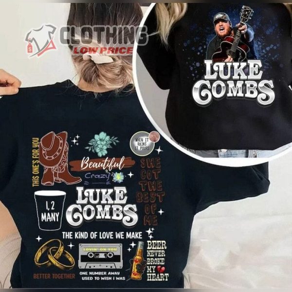 Luke Combs World Tour Shirt, Country Music Shirt, Luke Combs World Tour 2024 Hoodie, Luke Combs Concert 2024 Sweatshirt