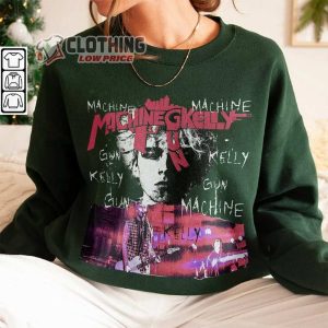 Machine Gun Kelly Graphic Vintage 90s Shirt Bootleg Machine Gun Kelly Music Art Megan Fox Concert Tickets 2023 2024 Sweatshirt Machine Gun Kelly Unisex Gift Hoodie 3