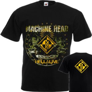 Machine Head Hellalive Full Album Merch Machine HeadThe Burning Red Song Unisex T Shirt Machine Head World Tour Shirts
