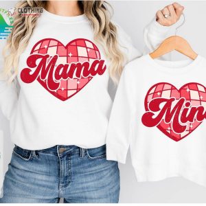 Mama And Mini Valentine Retro Valentines Heart 3