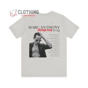 Marc Anthony Historia 2024 Tour Shirt Marc Anthony Tour Merch3